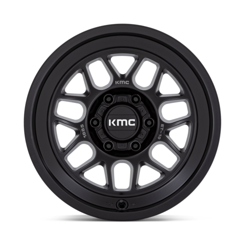 KMC KM725 TERRA 18x8.5 Satin Black Off-Road Wheel with 5x127 Bolt Pattern and -10 Offset