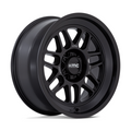 KMC KM725 TERRA 20x9 Satin Black Off-Road Wheel with 6x139.7 Bolt Pattern and -12 Offset