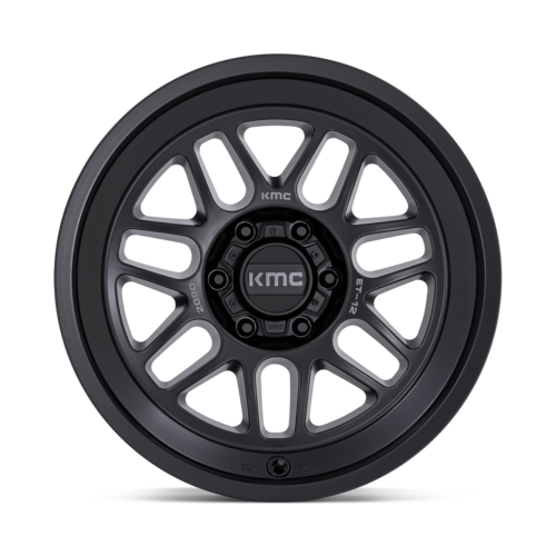 KMC KM725 TERRA 20x9 Satin Black Off-Road Wheel with 6x139.7 Bolt Pattern and -12 Offset