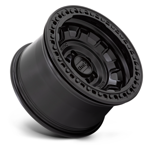 KMC KM236 Tank Beadlock 17x9 Satin Black Wheel with -38mm Offset and 8x165.1 Bolt Pattern