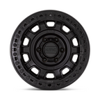 KMC KM236 TANK Beadlock 17x9 Satin Black Wheel with 5x127 Bolt Pattern and -38 Offset