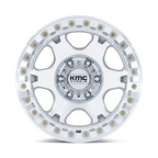 KMC KM238 VI Beadlock 17x9 inch Wheels with Machined Finish, 6x139.7 Bolt Pattern, -12 Offset