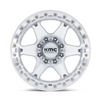 KMC KM238 VI Beadlock 20x10 Inch Wheel with Machined Finish and -48 Offset