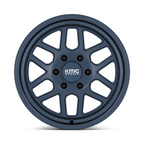 KMC MESA Forged Monoblock 18x9 Metallic Blue Wheel with -12 Offset and 6x139.7 Bolt Pattern