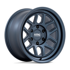 KMC KM446 MESA Forged Monoblock 17x8.5 Inch Alloy Wheel in Metallic Blue