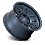 KMC KM446 MESA Forged Monoblock 17x8.5 Inch Alloy Wheel in Metallic Blue