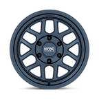 KMC KM446 MESA Forged Monoblock 17x8.5 Inch Alloy Wheel in Metallic Blue