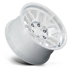 KMC Mesa Forged Monoblock 17x8.5 Wheel with Raw Machined Finish and -10 Offset