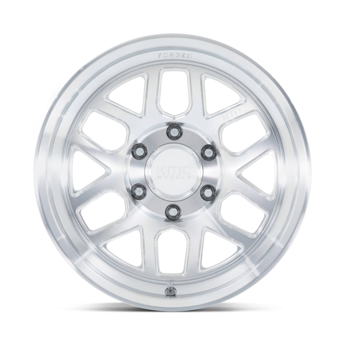 KMC Mesa Forged Monoblock 17x8.5 Wheel with Raw Machined Finish and -10 Offset