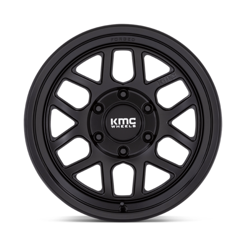 KMC MESA Forged Monoblock 17x8.5 Satin Black Wheel with -10 Offset and 6x139.7 Bolt Pattern