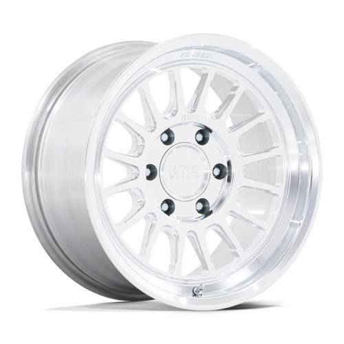 KMC Impact Forged Monoblock 17x8.5 Wheel with 6x135 Bolt Pattern and Raw Machined Finish