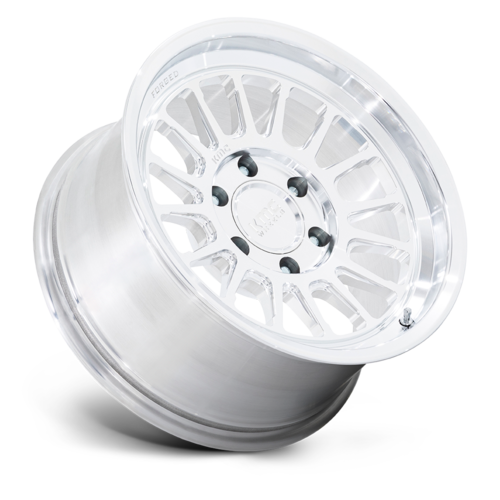 KMC Impact Forged Monoblock 17x8.5 Wheel with Raw Machined Finish and -10 Offset