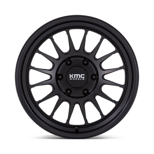 KMC Impact Forged Monoblock 17x8.5 Satin Black Wheel with -10mm Offset and 6x139.7 Bolt Pattern