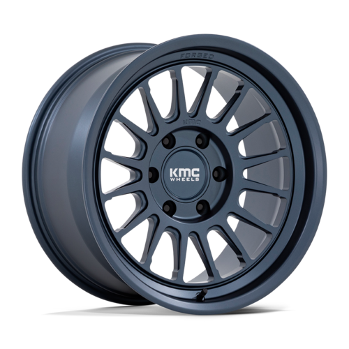 KMC Impact Forged Monoblock 18x9 Metallic Blue Wheel with -12 Offset, 6x139.7 Bolt Pattern, and 106.10 Center Bore
