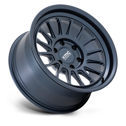 KMC Impact Forged Monoblock 17x8.5 Inch Wheel with Metallic Blue Finish, 6x139.7 Bolt Pattern, -10 Offset