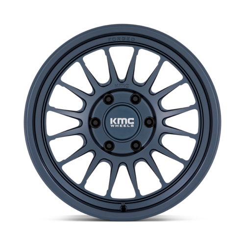 KMC Impact Forged Monoblock 18x9 Metallic Blue Wheel with -12 Offset, 6x139.7 Bolt Pattern, and 106.10 Center Bore