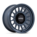 KMC Impact Forged Monoblock 18x9 Metallic Blue Wheel with 8x180 Bolt Pattern and +18 Offset