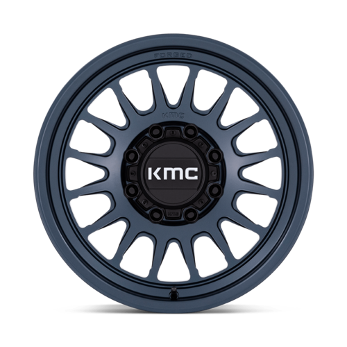 KMC Impact Forged Monoblock 18x9 Metallic Blue Wheel with 8x170 Bolt Pattern and -12 Offset