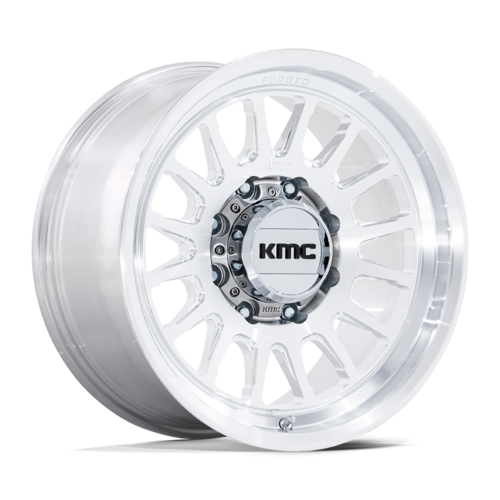 KMC Impact Forged Monoblock 18x9 Wheel with Raw Machined Finish and -12 Offset
