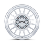 KMC Impact Forged Monoblock 18x9 Wheel with Raw Machined Finish and 8x170 Bolt Pattern