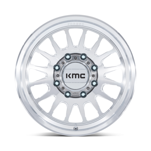 KMC Impact Forged Monoblock 18x9 Wheel with Raw Machined Finish and -12 Offset