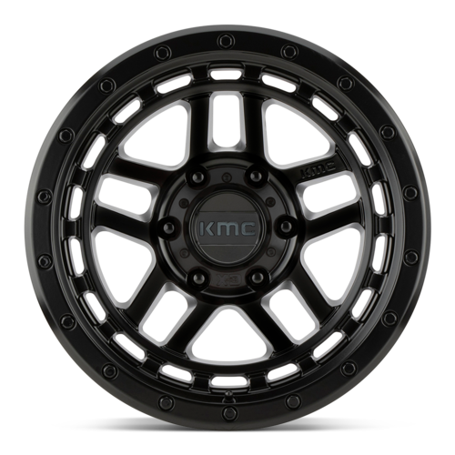 KMC KM540 Recon 17x8.5 Satin Black Wheel with 6x114.3 Bolt Pattern and 18mm Offset