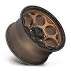 KMC KM541 Dirty Harry 17x9 Matte Bronze with Black Lip Wheel -12mm Offset, 6x139.7 Bolt Pattern
