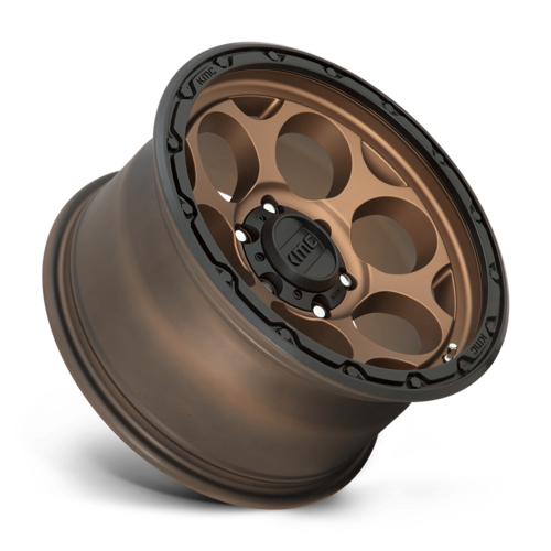 KMC KM541 Dirty Harry 17x8.5 Inch Matte Bronze with Black Lip Wheel