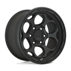 KMC KM541 Dirty Harry 17x8.5 Inch Textured Black Alloy Wheel with 6x139.7 Bolt Pattern and 18mm Offset