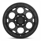 KMC KM541 Dirty Harry 17x8.5 Inch Textured Black Off-Road Wheel with 6x139.7 Bolt Pattern