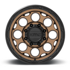 KMC KM541 Dirty Harry 17x8.5 Matte Bronze with Black Lip Wheel with 8x165.1 Bolt Pattern
