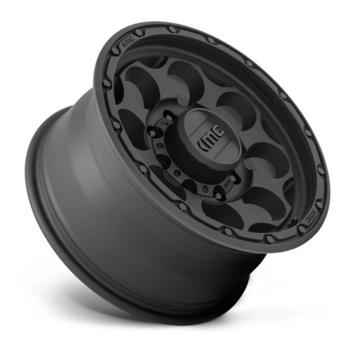 KMC KM541 Dirty Harry 17x8.5 Inch Textured Black Off-Road Wheel with 8x165.1 Bolt Pattern