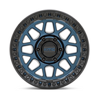 KMC KM549 GRS 17x8.5 Midnight Blue with Gloss Black Lip Wheel (8x165.1 Bolt Pattern, +0 Offset)