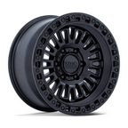 KMC KM554 AZTEC 17x8.5 Matte Black with Gloss Black Lip Wheel for 6x114.3 Vehicles