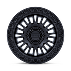 KMC KM554 AZTEC 17x8.5 Matte Black with Gloss Black Lip Wheel for 6x135 Bolt Pattern
