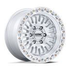 KMC AZTEC 17x8.5 Inch Silver Machined Face Alloy Wheel, 6x135 Bolt Pattern, +0 Offset