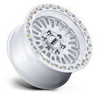 KMC AZTEC 17x8.5 Inch Silver Machined Face Alloy Wheel, 6x135 Bolt Pattern, +0 Offset