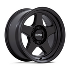 KMC KM728 LOBO 17x8.5 Matte Black Wheel with 6x139.7 Bolt Pattern and -10 Offset