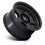 KMC KM728 LOBO 17x8.5 Matte Black Wheel with 6x139.7 Bolt Pattern and -10 Offset