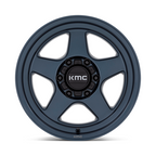 KMC KM728 LOBO 17x8.5 Metallic Blue Off-Road Wheel with -10 mm Offset