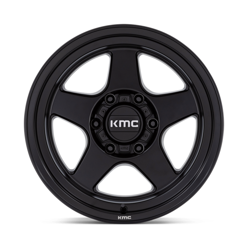 KMC KM728 LOBO 17x9 Matte Black Off-Road Wheel with -38 Offset and 6x139.7 Bolt Pattern