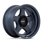 KMC KM728 LOBO 17x8.5 Inch Alloy Wheel in Metallic Blue with 6x139.7 Bolt Pattern and +18 Offset
