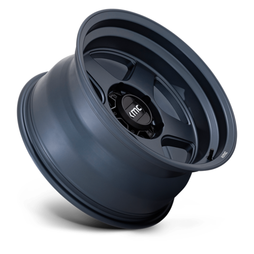 KMC KM728 LOBO 17x9 Metallic Blue Wheel with -38 Offset and 6x139.7 Bolt Pattern