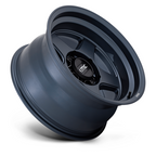 KMC KM728 LOBO 17x8.5 Inch Alloy Wheel in Metallic Blue with 6x139.7 Bolt Pattern and +18 Offset