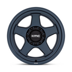 KMC KM728 LOBO 17x8.5 Inch Alloy Wheel in Metallic Blue with 6x139.7 Bolt Pattern and +18 Offset