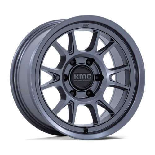 KMC KM729 Range 17x8.5 Matte Anthracite Wheel with 6x139.7 Bolt Pattern and -10 Offset