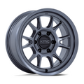KMC KM729 Range 17x8.5 Matte Anthracite Wheel with 5x127 Bolt Pattern and -10 Offset