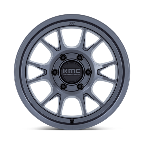 KMC KM729 Range 17x8.5 Matte Anthracite Wheel with 5x127 Bolt Pattern and -10 Offset