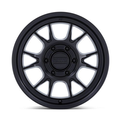 KMC KM729 Range 17x8.5 Matte Black Wheel with 6x114.3 Bolt Pattern