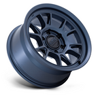 KMC KM729 Range 17x8.5 Metallic Blue Off-Road Wheel with 6x139.7 Bolt Pattern and -10 Offset